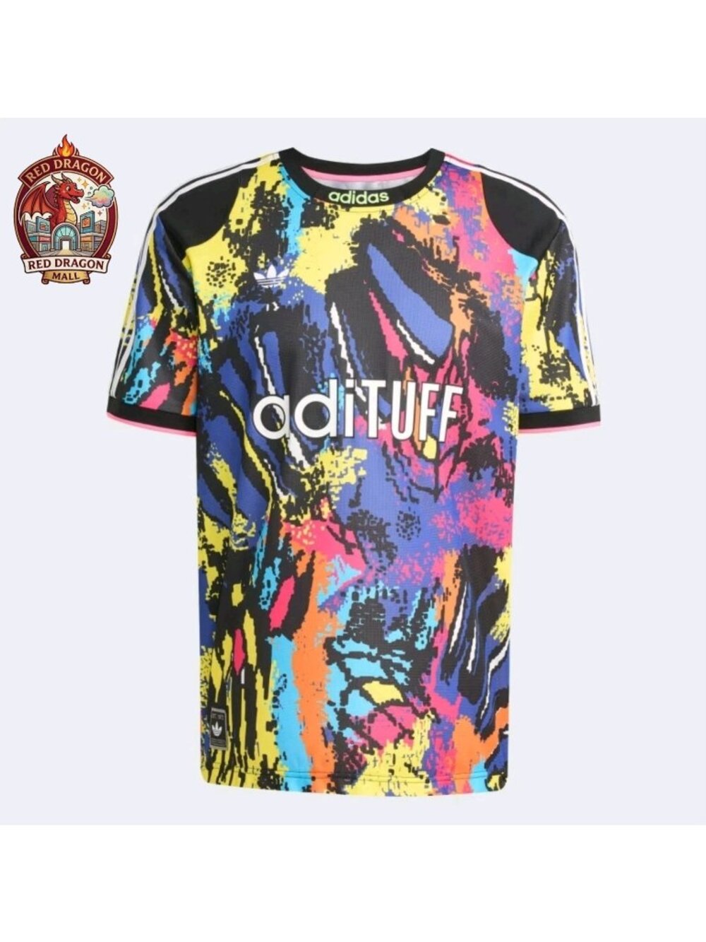 Adidas Originals Archive Jersey Multicolor Breathable Soccer Top KD4800 - Size L